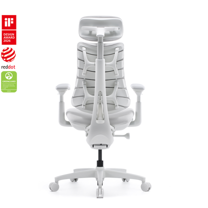 LiberNovo Omni Gen – Dynamic Ergonomic Chair with Footrest – Glacier