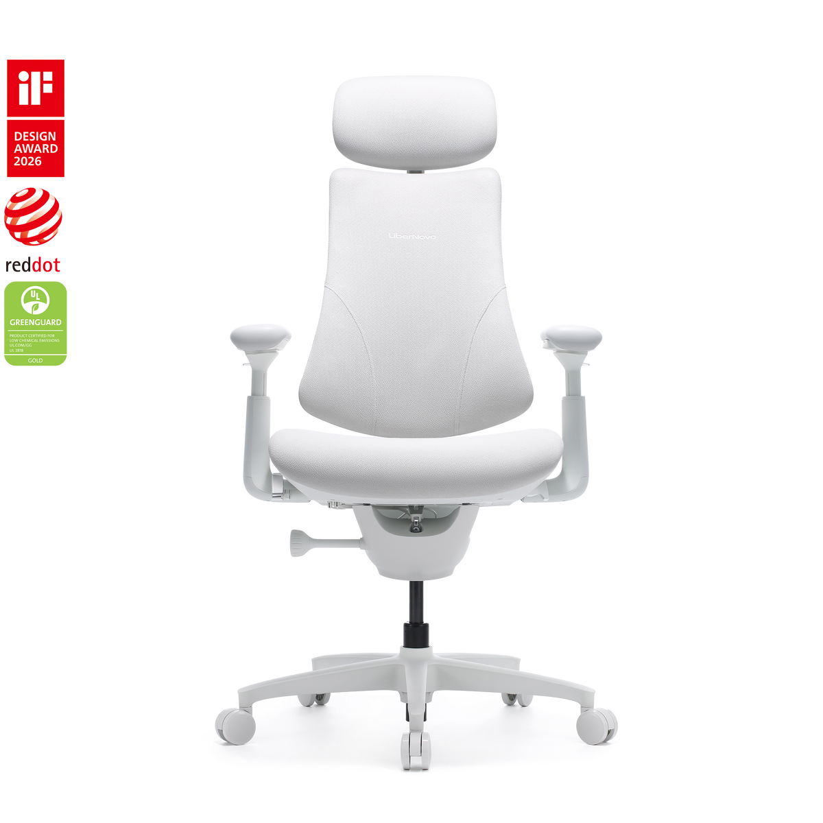 LiberNovo Omni Gen – Dynamic Ergonomic Chair with Footrest – Glacier