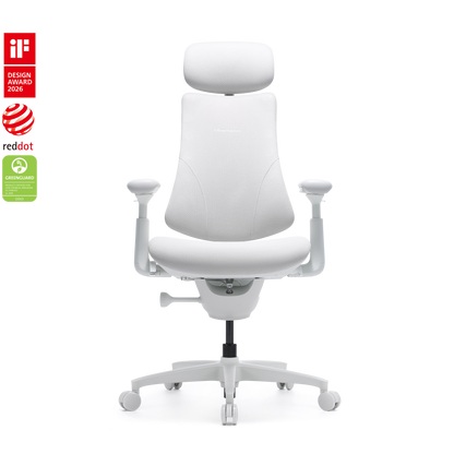 LiberNovo Omni Gen – Dynamic Ergonomic Chair with Footrest – Glacier