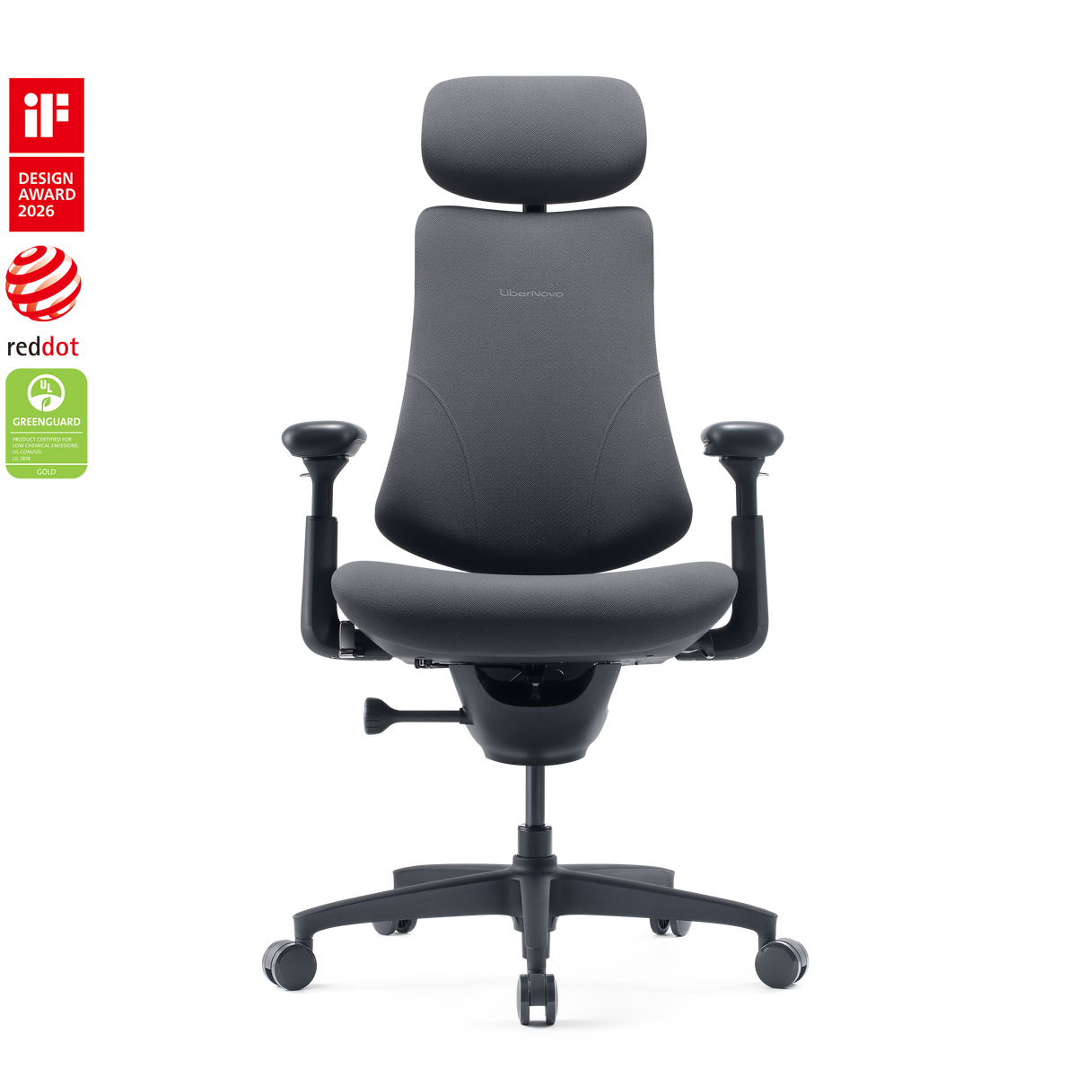 LiberNovo Omni Gen – Dynamic Ergonomic Chair – Graphite