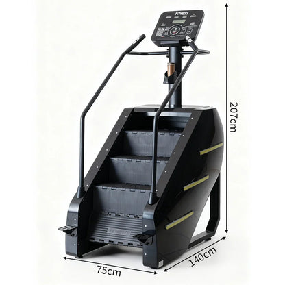 Stair Climber Machine – Heavy-Duty Carbon Steel with LED Display & Wide Steps