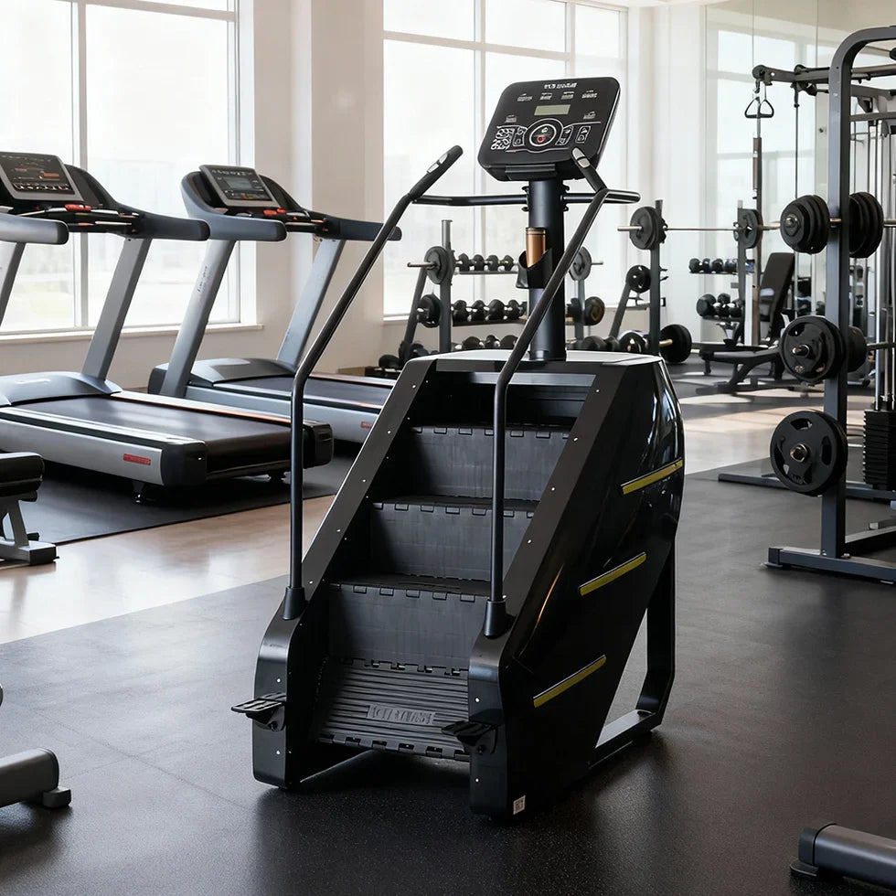 Stair Climber Machine – Heavy-Duty Carbon Steel with LED Display & Wide Steps