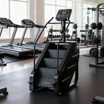Stair Climber Machine – Heavy-Duty Carbon Steel with LED Display & Wide Steps