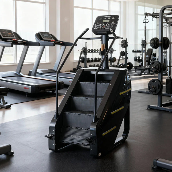 Stair Climber Machine – Heavy-Duty Carbon Steel with LED Display & Wide Steps