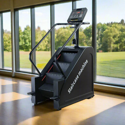 200W LED Screen Stepmill - Cardio Workout, Wireless Charging, Multi-Speed Fan