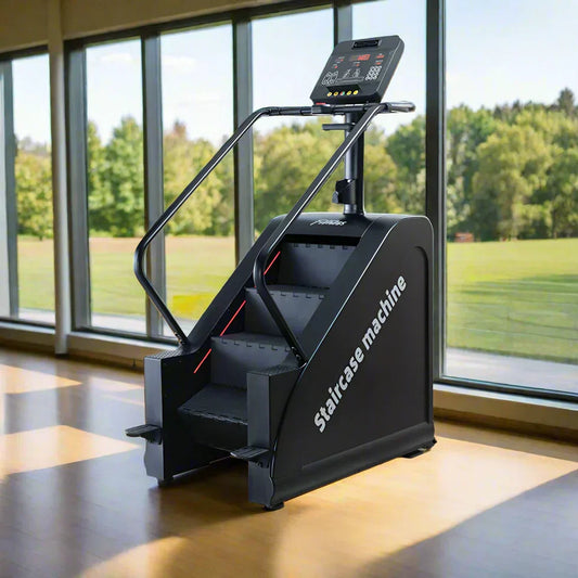 200W LED Screen Stepmill - Cardio Workout, Wireless Charging, Multi-Speed Fan