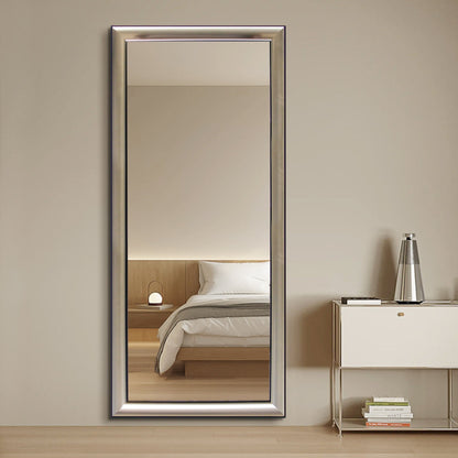 Modern Champagne Silver Frame Full-Length Mirror - FLM42/FLM66