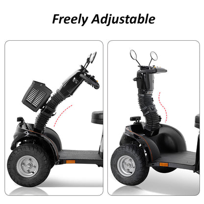 Livara Heavy Duty Electric Mobility Scooter - 10km/h Public-Use Limit, 1000W, 60V 20Ah