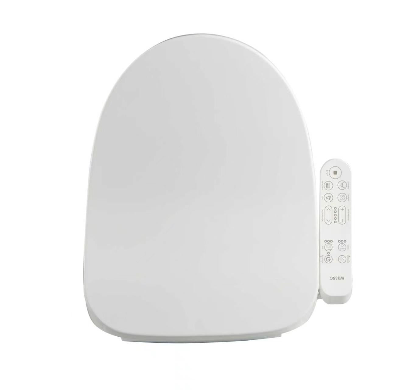 Automatic Smart Bidet Toilet Seat W335C — Heated, Self-Cleaning, Adjustable Wash & Night Light