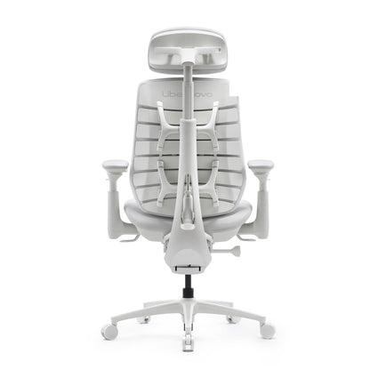 LiberNovo Maxis Airflow – Big & Tall Dynamic Ergonomic Chair – Glacier