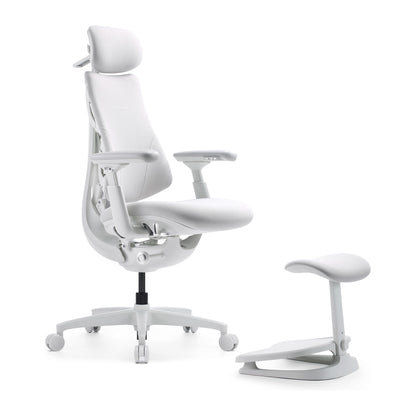LiberNovo Omni Gen – Dynamic Ergonomic Chair with Footrest – Glacier