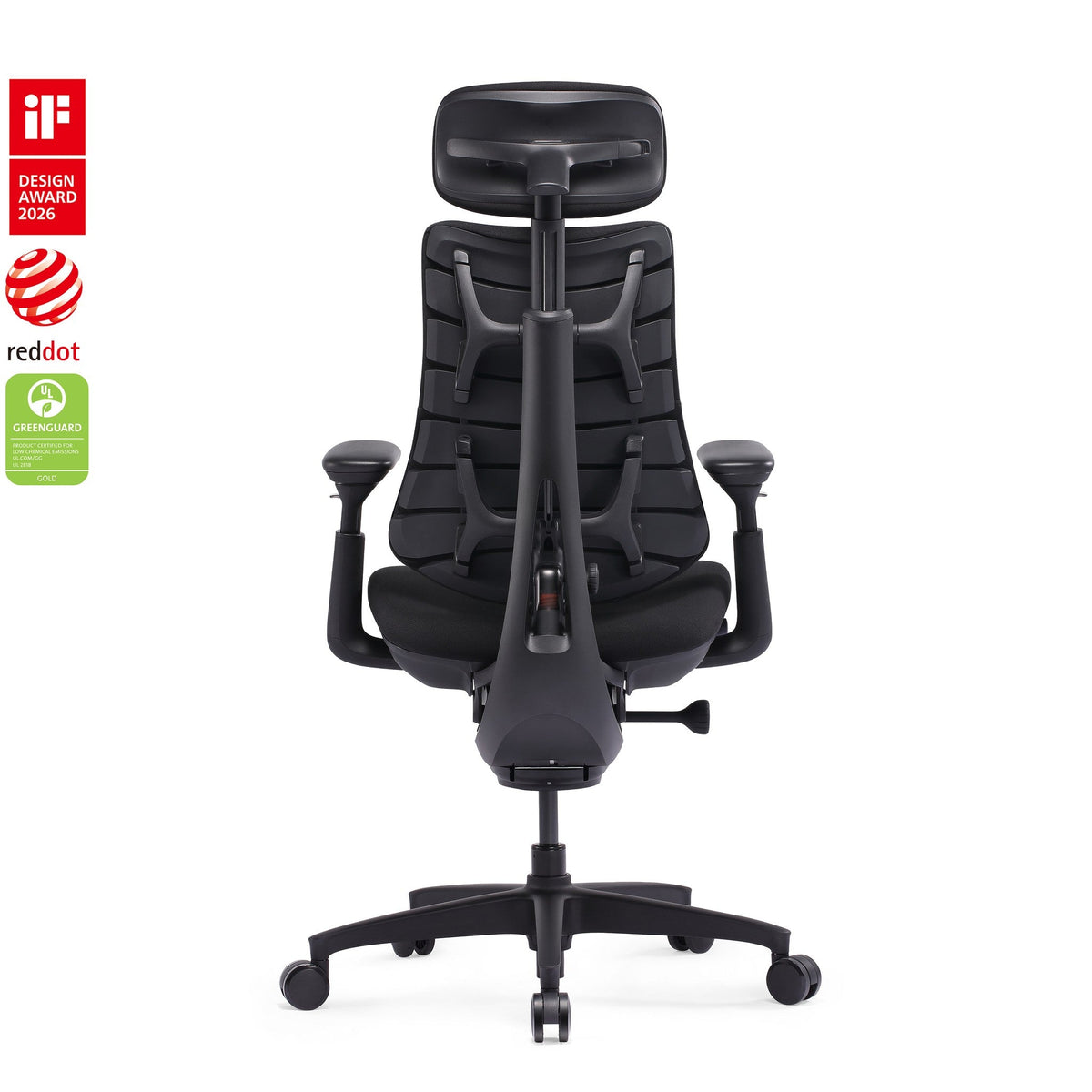 LiberNovo Omni SE – Dynamic Ergonomic Chair – Obsidian