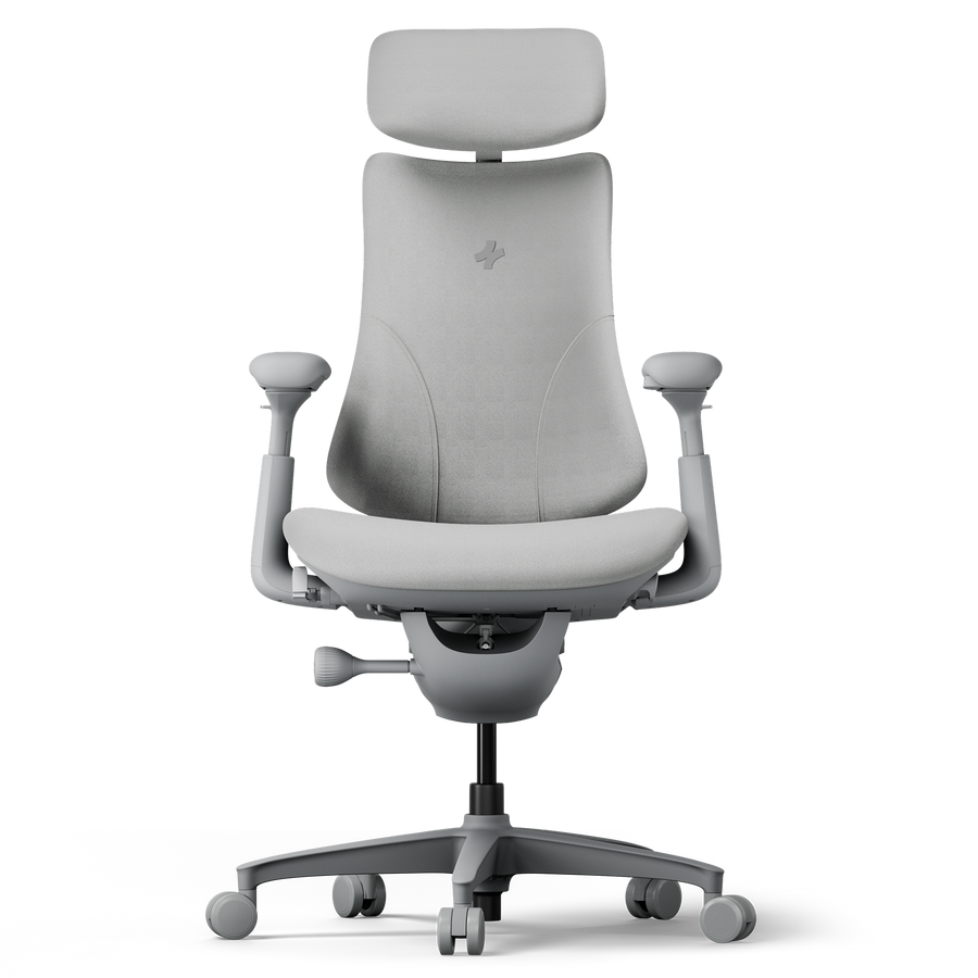 LiberNovo Omni Smart Dynamic Ergonomic Chair with Footrest – Space Gray