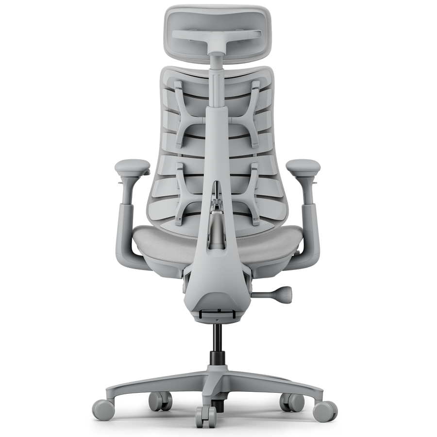 LiberNovo Omni Smart Dynamic Ergonomic Chair with Footrest – Space Gray