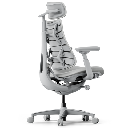 LiberNovo Omni Smart Dynamic Ergonomic Chair with Footrest – Space Gray
