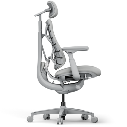 LiberNovo Omni Smart Dynamic Ergonomic Chair with Footrest – Space Gray