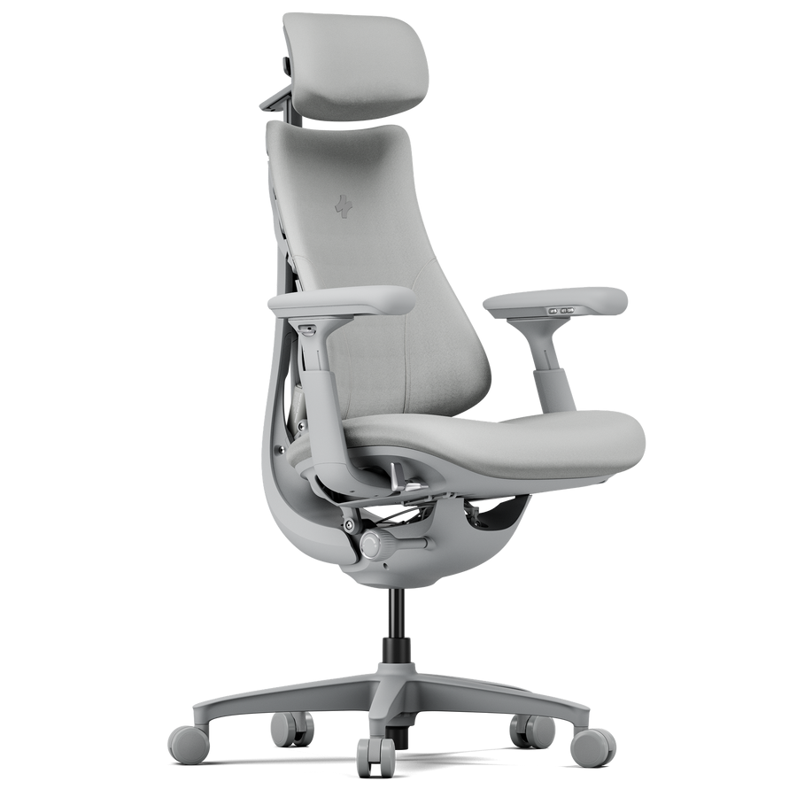 LiberNovo Omni Smart Dynamic Ergonomic Chair with Footrest – Space Gray