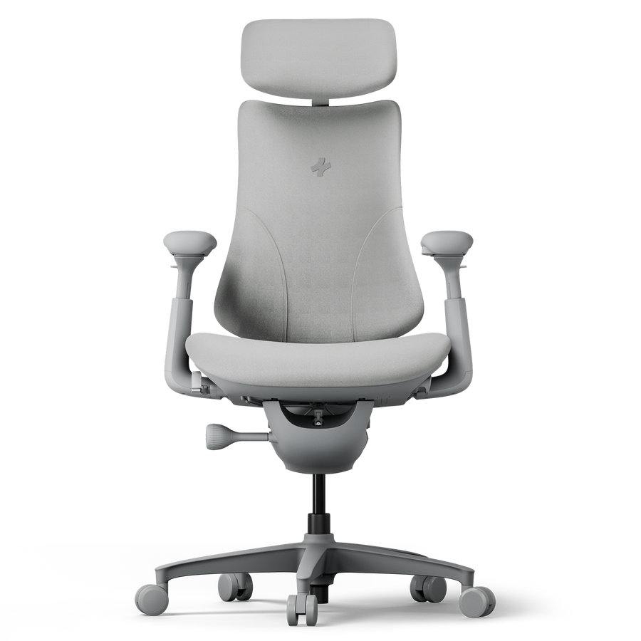 LiberNovo Omni Smart Dynamic Ergonomic Chair with Footrest – Space Gray