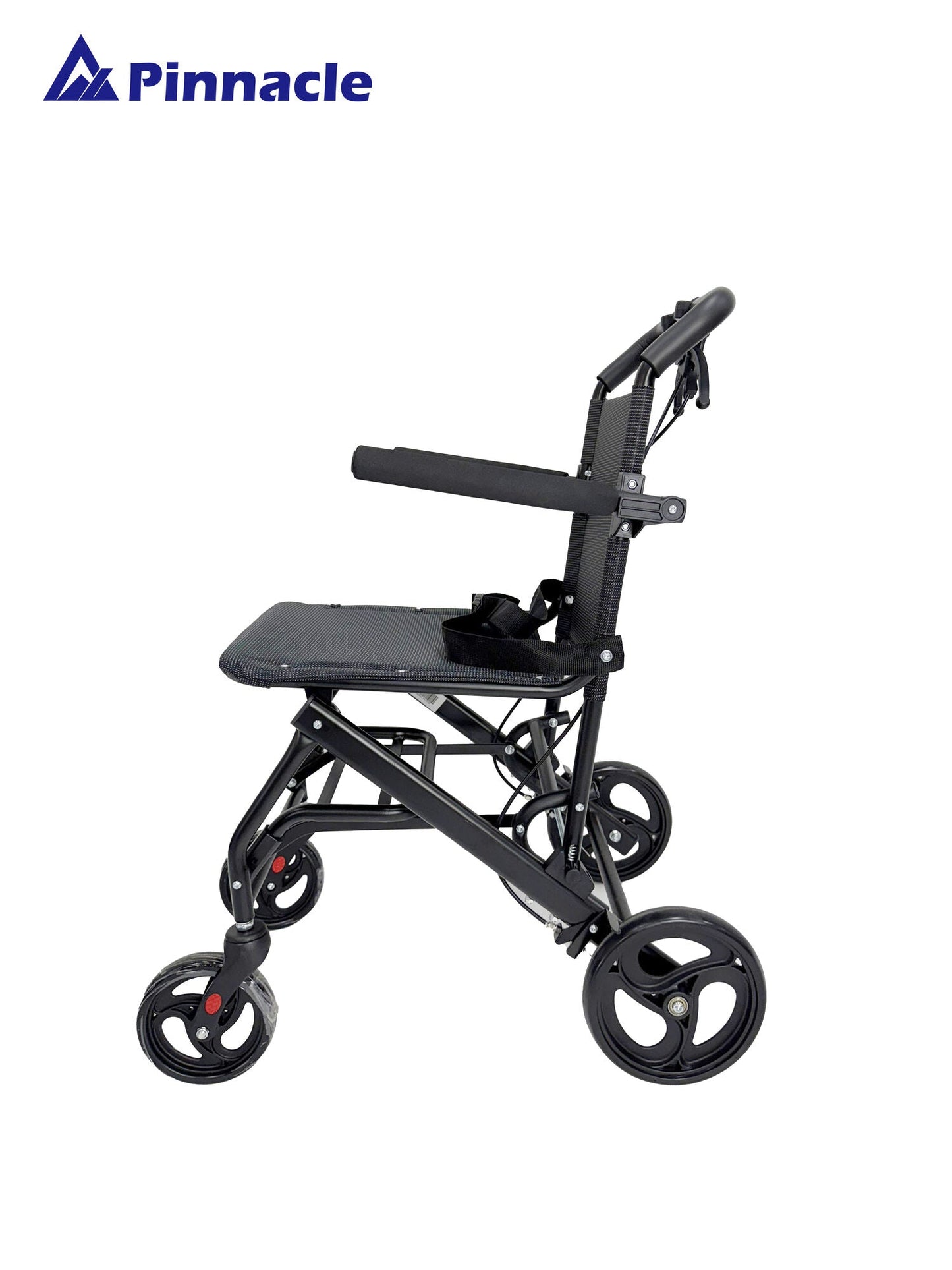 Able-Living One-Touch Fold Transit Wheelchair - Compact Travel, Attendant Brakes