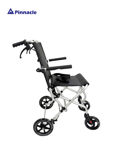 Able-Living Aluminium Foldable Transit Wheelchair - Compact Travel, 100kg Capacity
