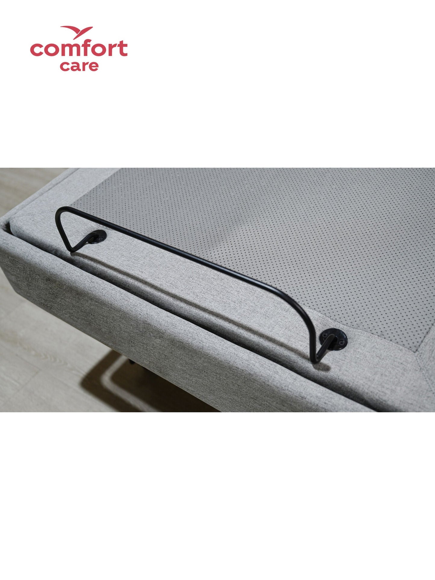 Comfort Care Dreame Lo Lo Electric Adjustable Bed – King Single (Light Grey)
