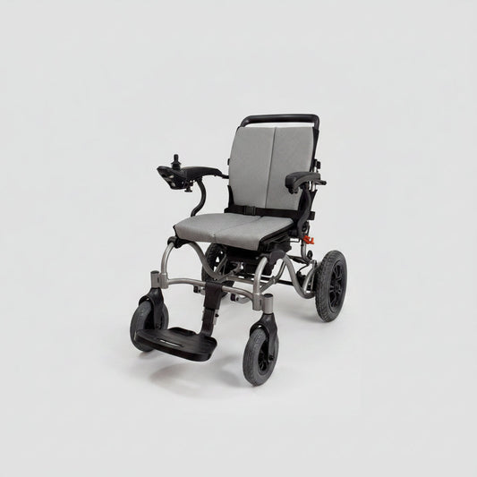 Able-Living Foldable Electric Wheelchair - Independent Travel, 20km Range, 120kg Capacity