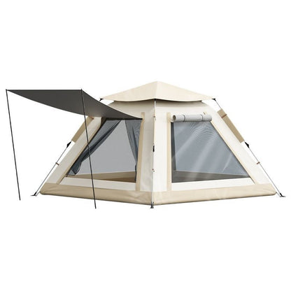 AeroPeak 6 panoramic camping tent white background