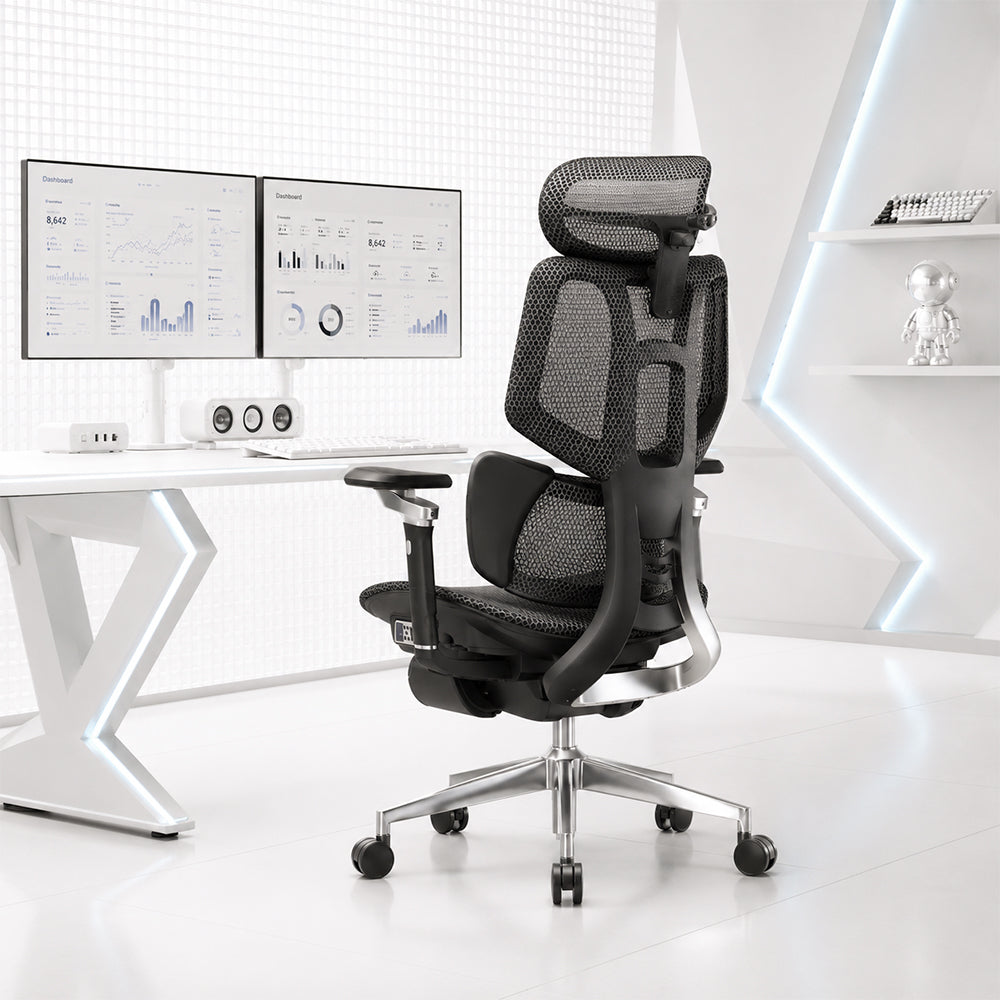 Hbada X7 Smart Ergonomic Office Chair — Adaptive Lumbar, Bui - 8