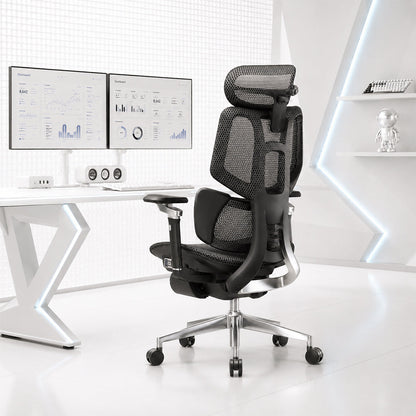 Hbada X7 Smart Ergonomic Office Chair — Adaptive Lumbar, Bui - 8